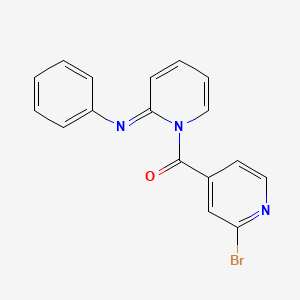 1-(2-bromopyridine-4-carbonyl)-N-phenyl-1,2-dihydropyridin-2-imine