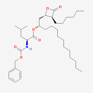 molecular formula C36H59NO6 B029523 N-脱甲酰-N-苄氧羰基奥利司他 CAS No. 108051-94-1
