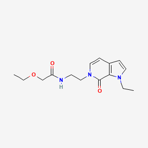 molecular formula C15H21N3O3 B2952336 2-ethoxy-N-(2-(1-ethyl-7-oxo-1H-pyrrolo[2,3-c]pyridin-6(7H)-yl)ethyl)acetamide CAS No. 2034559-45-8