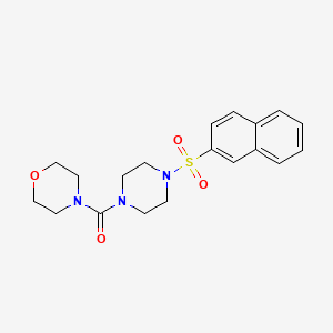 Morpholin-4-yl 4-(2-naphthylsulfonyl)piperazinyl ketone