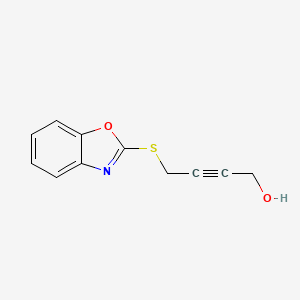 4-(1,3-Benzoxazol-2-ylsulfanyl)but-2-yn-1-ol