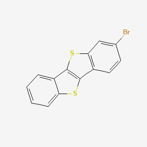 molecular formula C14H7BrS2 B2952425 2-Bromobenzo[b]benzo[4,5]thieno[2,3-d]thiophene CAS No. 1398397-58-4