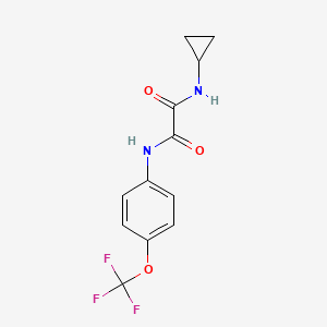 N1-cyclopropyl-N2-(4-(trifluoromethoxy)phenyl)oxalamide