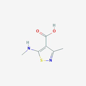 3-Methyl-5-(methylamino)-1,2-thiazole-4-carboxylic acid
