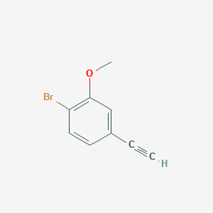 molecular formula C9H7BrO B2952470 1-溴-4-乙炔基-2-甲氧基苯 CAS No. 69151-17-3