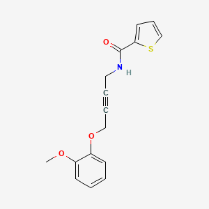 N-(4-(2-methoxyphenoxy)but-2-yn-1-yl)thiophene-2-carboxamide