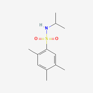 molecular formula C12H19NO2S B2952513 N-isopropyl-2,4,5-trimethylbenzenesulfonamide CAS No. 898642-12-1