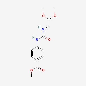 Methyl 4-{[(2,2-dimethoxyethyl)carbamoyl]amino}benzoate