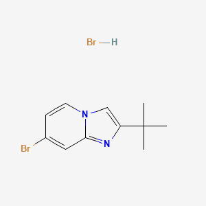 7-Bromo-2-tert-butylimidazo[1,2-a]pyridine hydrobromide