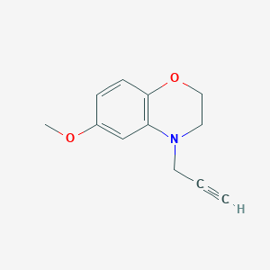 6-methoxy-4-(prop-2-yn-1-yl)-3,4-dihydro-2H-1,4-benzoxazine