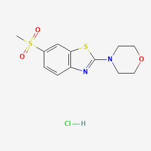 4-(6-(Methylsulfonyl)benzo[d]thiazol-2-yl)morpholine hydrochloride