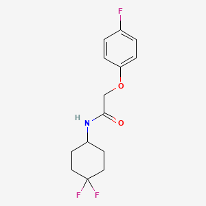 N-(4,4-difluorocyclohexyl)-2-(4-fluorophenoxy)acetamide
