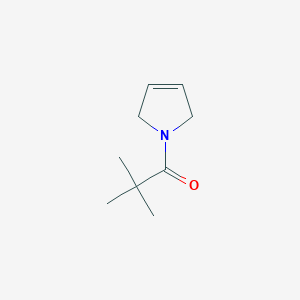 molecular formula C9H15NO B2952620 1-(2,5-Dihydro-1H-pyrrol-1-yl)-2,2-dimethylpropan-1-one CAS No. 1849217-03-3