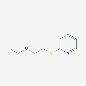 molecular formula C9H13NOS B2952631 2-((2-乙氧基乙基)硫代)吡啶 CAS No. 121203-09-6