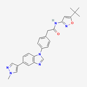 molecular formula C26H26N6O2 B2952637 Pz-1, >=98% (HPLC) CAS No. 1800505-64-9