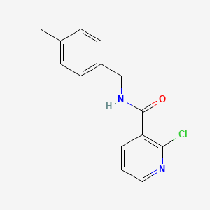 2-chloro-N-[(4-methylphenyl)methyl]pyridine-3-carboxamide