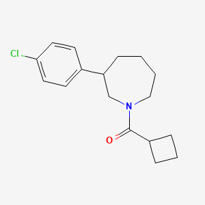 molecular formula C17H22ClNO B2952752 (3-(4-氯苯基)氮杂环-1-基)(环丁基)甲苯酮 CAS No. 1797187-58-6