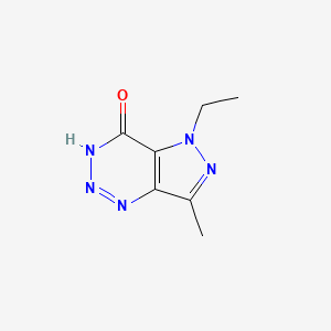 molecular formula C7H9N5O B2952755 5-Ethyl-7-methyl-3H-pyrazolo[4,3-d][1,2,3]triazin-4(5H)-one CAS No. 1239727-36-6