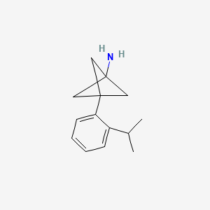 3-(2-Propan-2-ylphenyl)bicyclo[1.1.1]pentan-1-amine
