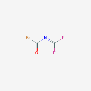 molecular formula C2BrF2NO B2952763 N-(Difluoromethylidene)carbamoyl bromide CAS No. 2416233-72-0