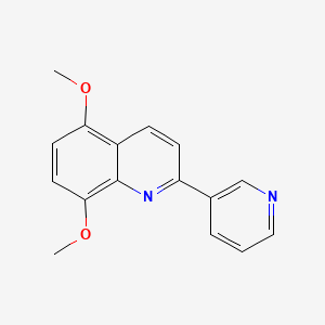 5-Methoxy-2-(3-pyridinyl)-8-quinolinyl methyl ether