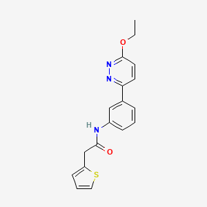 N-(3-(6-ethoxypyridazin-3-yl)phenyl)-2-(thiophen-2-yl)acetamide