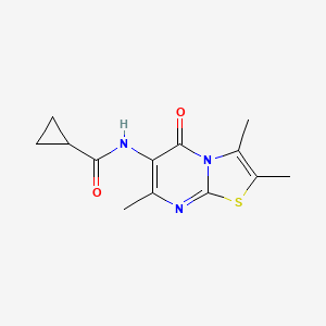 N-(2,3,7-trimethyl-5-oxo-5H-thiazolo[3,2-a]pyrimidin-6-yl)cyclopropanecarboxamide