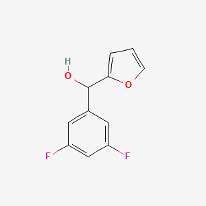 molecular formula C11H8F2O2 B2952814 3,5-Difluorophenyl-(2-furyl)methanol CAS No. 1338979-72-8
