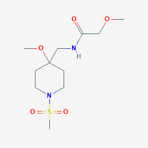 N-[(1-methanesulfonyl-4-methoxypiperidin-4-yl)methyl]-2-methoxyacetamide