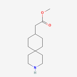 Methyl 2-(3-azaspiro[5.5]undecan-9-yl)acetate