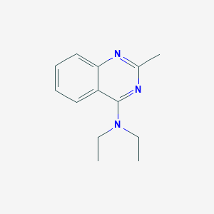 molecular formula C13H17N3 B295284 N,N-diethyl-2-methyl-4-quinazolinamine 
