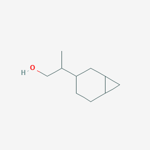 molecular formula C10H18O B2952848 2-(3-Bicyclo[4.1.0]heptanyl)propan-1-ol CAS No. 2248358-90-7