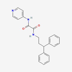 N1-(3,3-diphenylpropyl)-N2-(pyridin-4-yl)oxalamide