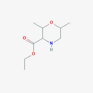 Ethyl 2,6-dimethylmorpholine-3-carboxylate