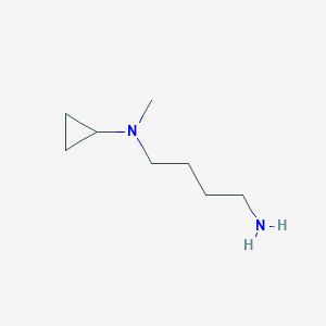 molecular formula C8H18N2 B2952893 N-(4-aminobutyl)-N-methylcyclopropanamine CAS No. 1095038-58-6