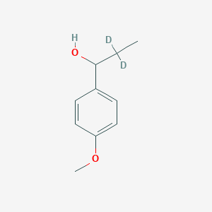 B029529 rac-1-(4'-Methoxyphenyl)propanol-d2 CAS No. 91889-40-6
