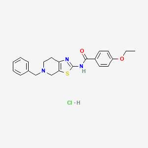 N-(5-benzyl-4,5,6,7-tetrahydrothiazolo[5,4-c]pyridin-2-yl)-4-ethoxybenzamide hydrochloride