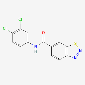 N-(3,4-dichlorophenyl)-1,2,3-benzothiadiazole-6-carboxamide