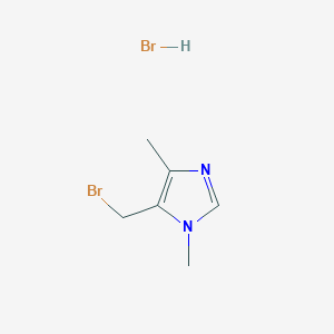 5-(Bromomethyl)-1,4-dimethyl-1H-imidazole hbr