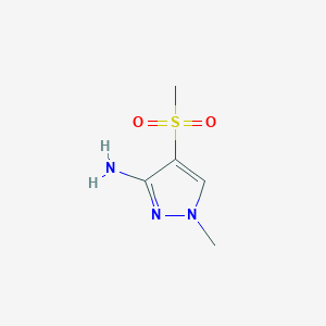 1-Methyl-4-methylsulfonylpyrazol-3-amine