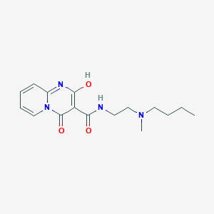 molecular formula C16H22N4O3 B2952995 N-(2-(butyl(methyl)amino)ethyl)-2-hydroxy-4-oxo-4H-pyrido[1,2-a]pyrimidine-3-carboxamide CAS No. 886901-37-7