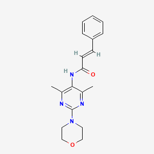 N-(4,6-dimethyl-2-morpholinopyrimidin-5-yl)cinnamamide