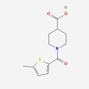 1-(5-Methylthiophene-2-carbonyl)piperidine-4-carboxylic acid