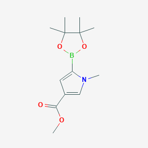 Methyl 1-methyl-5-(4,4,5,5-tetramethyl-1,3,2-dioxaborolan-2-yl)-1H-pyrrole-3-carboxylate