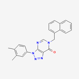 3-(3,4-Dimethylphenyl)-6-(naphthalen-1-ylmethyl)triazolo[4,5-d]pyrimidin-7-one