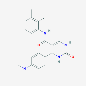 molecular formula C22H26N4O2 B295308 4-[4-(dimethylamino)phenyl]-N-(2,3-dimethylphenyl)-6-methyl-2-oxo-1,2,3,4-tetrahydropyrimidine-5-carboxamide 