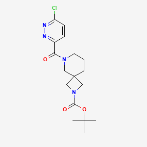 Tert-butyl 8-(6-chloropyridazine-3-carbonyl)-2,8-diazaspiro[3.5]nonane-2-carboxylate