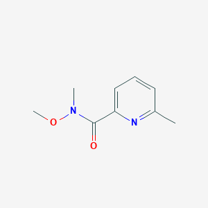 molecular formula C9H12N2O2 B2953149 N-methoxy-N,6-dimethylpyridine-2-carboxamide CAS No. 476471-33-7