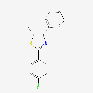 2-(4-Chlorophenyl)-5-methyl-4-phenyl-1,3-thiazole