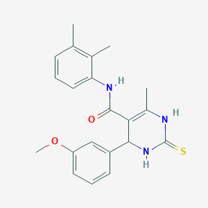 N-(2,3-dimethylphenyl)-4-(3-methoxyphenyl)-6-methyl-2-thioxo-1,2,3,4-tetrahydropyrimidine-5-carboxamide